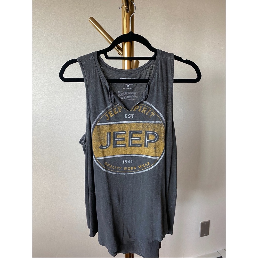 Lucky Brand Jeep tank top